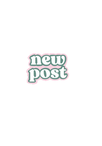 Pink New Post Sticker