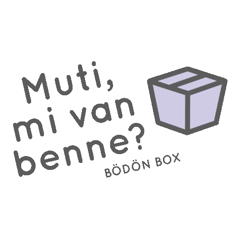Bodonbox Sticker by Bödön Piac