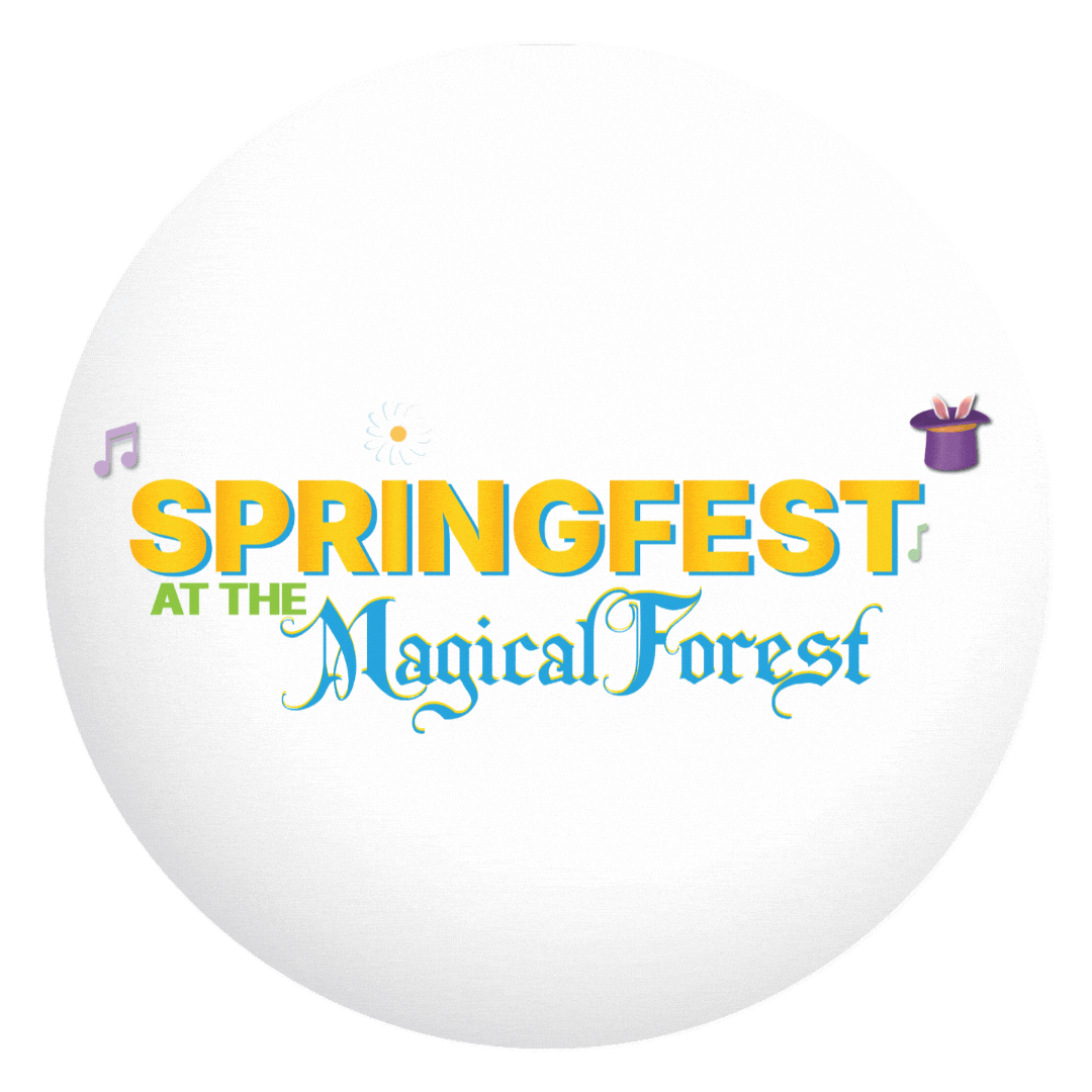 Magical Forest Spring Sticker by Opportunity Village