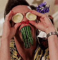 Jim Carrey Vegetables GIF by MOODMAN