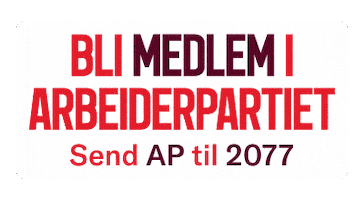 Ap Bli Sticker by Arbeiderpartiet