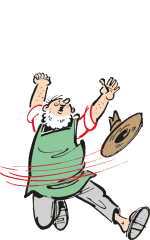 Jump Joy Sticker by Gärtner Pötschke