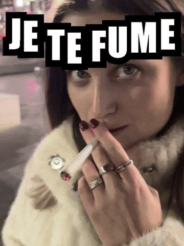 Je Te Fume GIF by GRANDPRIX