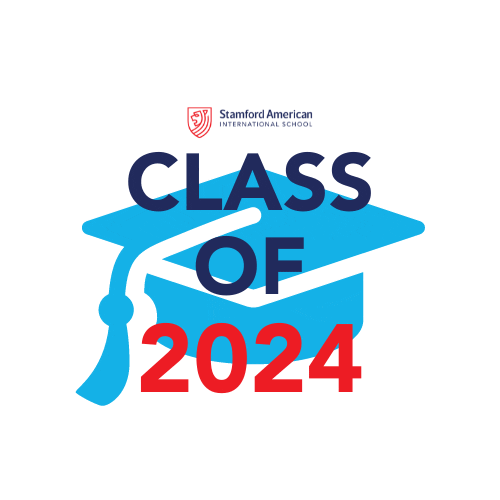 College Graduation Sticker by Stamford American