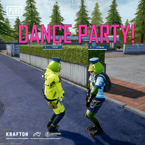 Happy Dance Party GIF by Official PUBG MOBILE