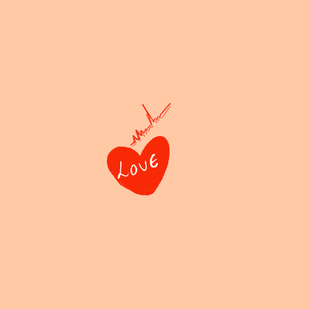 Heart Beat Love GIF