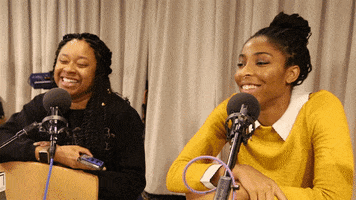 jessica williams laugh GIF by 2 Dope Queens Podcast