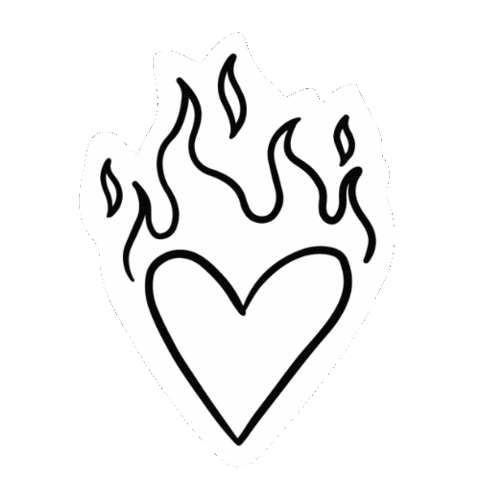 Burning Heart Sex Education Sticker by NETFLIX