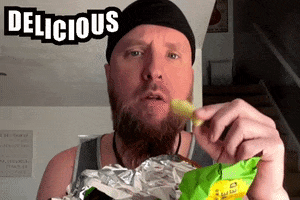 Snacking Love It GIF by Mike Hitt