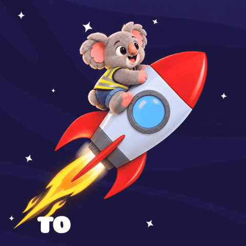 Blast Off Crypto GIF by Barely Bearz