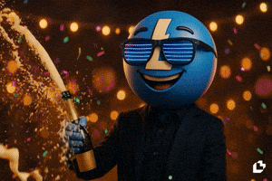 New Year Celebration GIF by LitVM