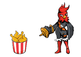 Chickaboom Sticker by Minorfood