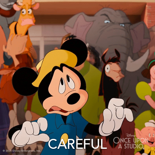 Be Careful Mickey GIF by Walt Disney Animation Studios