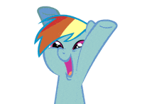 Rainbow Dash Mlp Sticker - Rainbow Dash Mlp My Little Pony