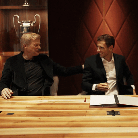 Signing Suit And Tie GIF by FC Bayern Munich