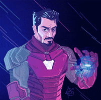 Iron Man Marvel GIF by AmyRightMeow
