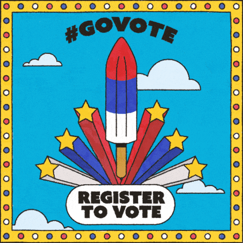 Register To Vote Labor Day GIF by #GoVote