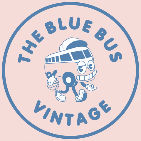 The Blue Bus Vintage GIF