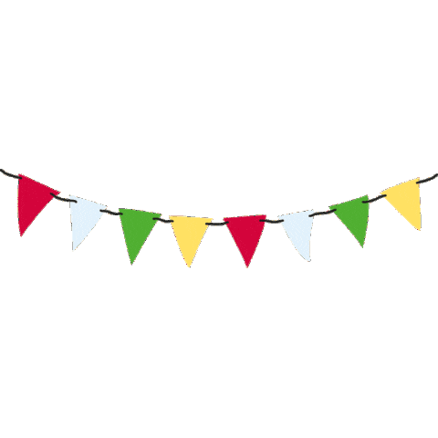 Party Wimpel Sticker by echtkuhl