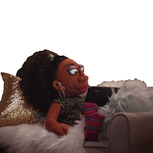 Stay In Tiffany Haddish Sticker by Crank Yankers for iOS & Android GIPHY