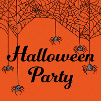 spider web halloween GIF by evite
