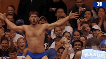 crazy fans cameron crazies GIF by Duke Men's Basketball
