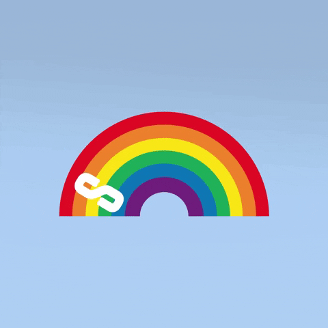 happy rainbow GIF by Smiley