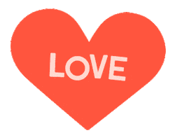 Heart Love Sticker by Crumpet Club