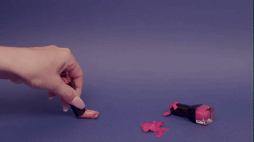 Lipstick Smash GIF