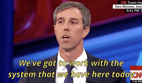  beto orourke medicare beto o rourke beto o'rourke weve got to work with the system GIF