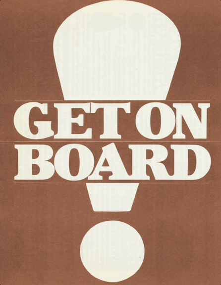 Graphic Design Get On Board GIF