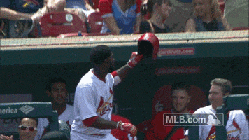 st louis cardinals fowler GIF by MLB