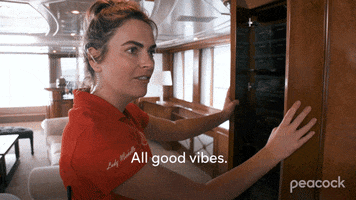 Good Vibes Boat GIF by PeacockTV