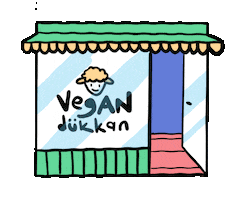 Dukkan Sticker by Vegan Dükkan
