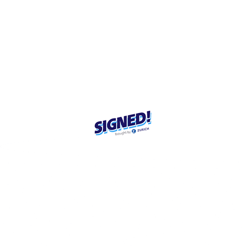 Sign Signing GIF by Zurich Insurance Company Ltd