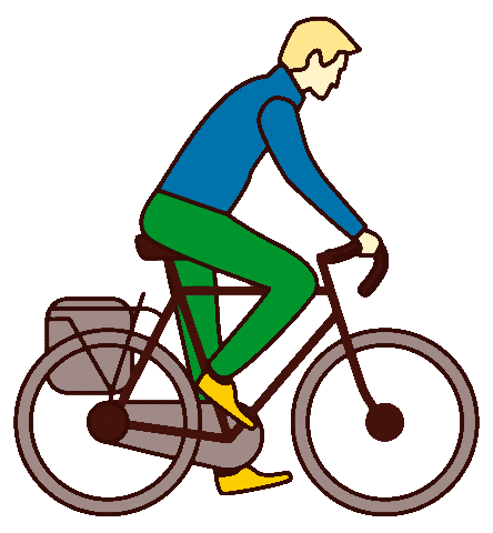 Bike Sticker by Zaans