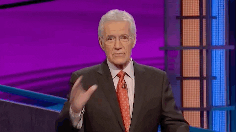 Alex Trebek GIF by Jeopardy! - Find & Share on GIPHY