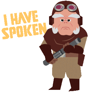 I Have Spoken Sticker by Star Wars