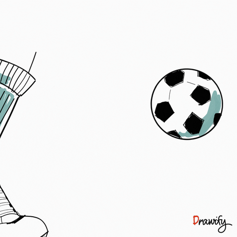 Football Sport GIF by Drawify