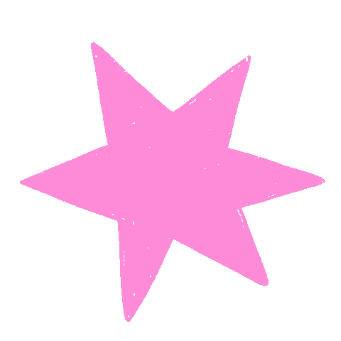 Pink Star Sticker