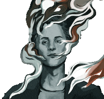Harlekin Sticker