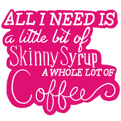 Dunkin Donuts Coffee Sticker by Skinny Mixes & Skinny Syrups