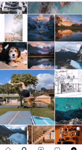 Instagram Screenshot GIF