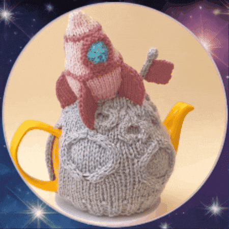 To The Moon Rocket GIF by TeaCosyFolk