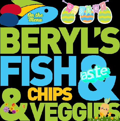 Vegan Easter GIF by Beryl's Fish&Chips&Veggies