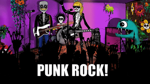 Perform Punk Rock GIF by Noise Nest Network - Find & Share on GIPHY