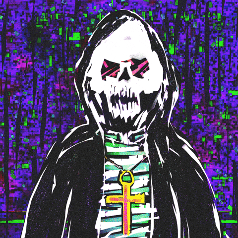 Pink Glitch GIF