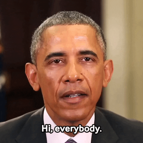 Barack Obama Hello GIF by Storyful