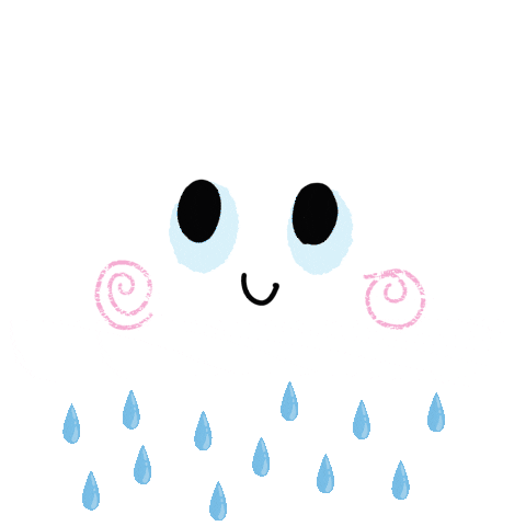 Rain Weather Sticker by Cutie and the Feast