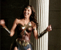 Happy Wonder Woman GIF Happy Wonder Woman GIF